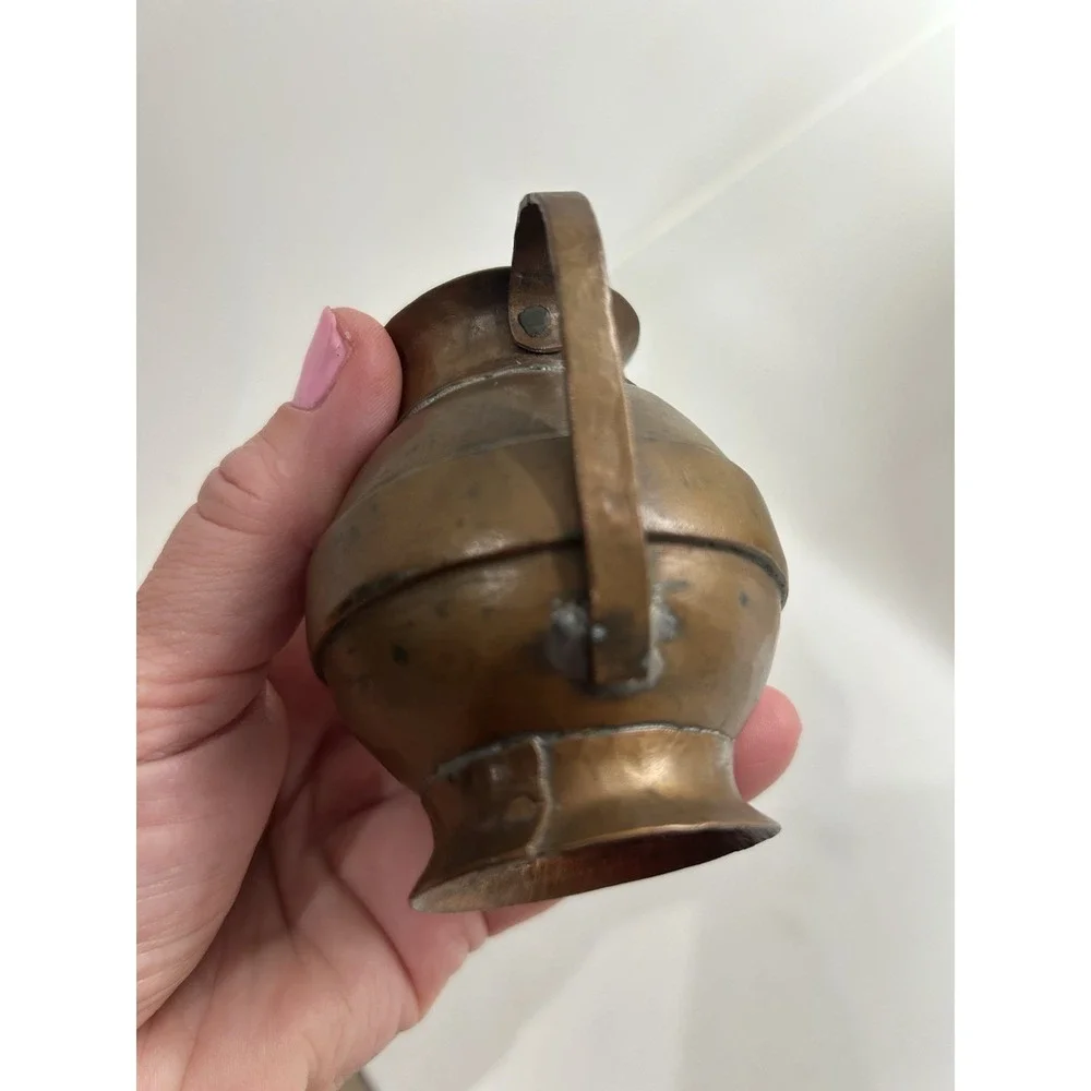 Vintage Small Brass Pitcher